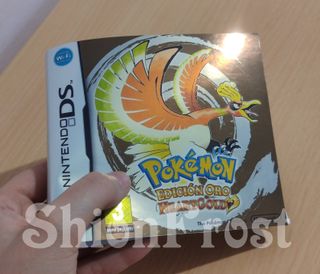 Cajas METALIZADAS Pokemon Heartgold y Soulsilver
