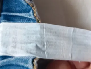 Pantalón Jogger Vaquero Pull&Bear Rotos Talla S