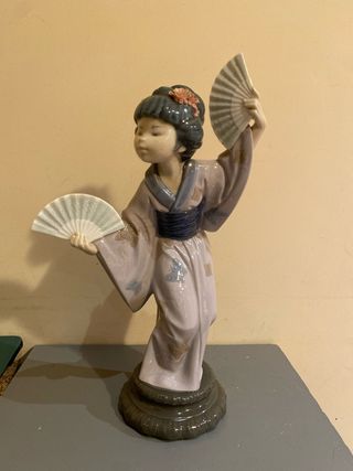 Figura Lladro Madame Butterfly Geisha japonesa