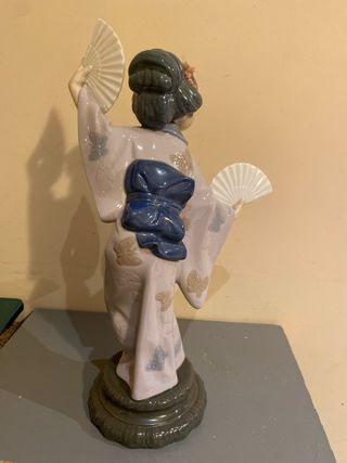Figura Lladro Madame Butterfly Geisha japonesa