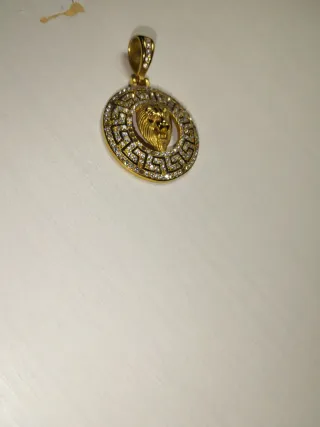 Colgante Versace León Dorado