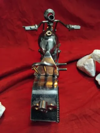 Escultura de Motocicleta