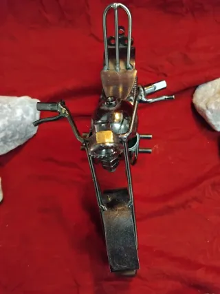 Escultura de Motocicleta