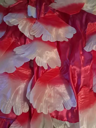 Disfraz Sevillana Flor Rosa Talla M.