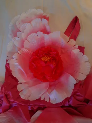 Disfraz Sevillana Flor Rosa Talla M.