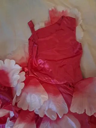 Disfraz Sevillana Flor Rosa Talla M.