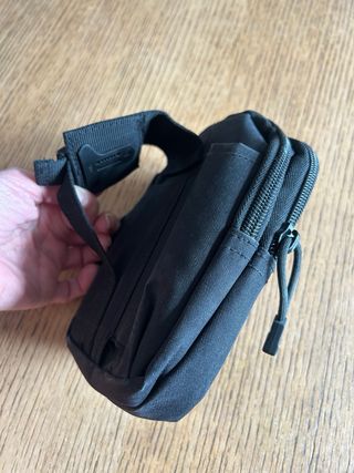 Riñonera Táctica para Cinturón Negra