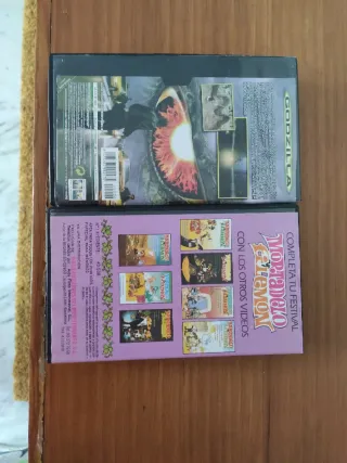 Lote 7 Películas VHS Dibujos Animados