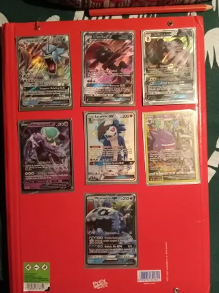 Carte Pokémon GX - Gyarados, Lycanroc, Gengar