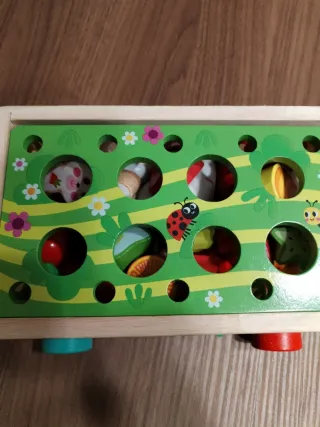 Gioco incastro legno frutta e verdura