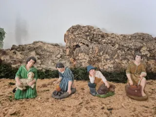 Figuras de pastores para belén