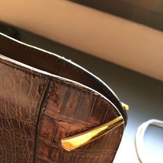 Bolso vintage piel  1940