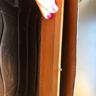 Bolso vintage piel  1940