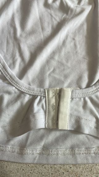 Top blanco escote espalda Talla XS