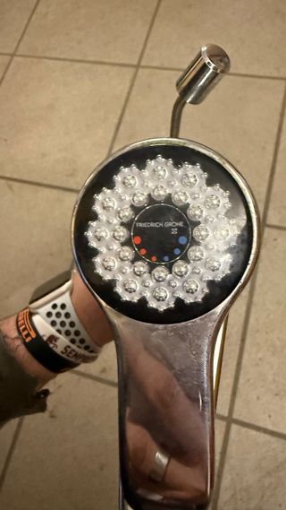 Rubinetto miscelatore cromato