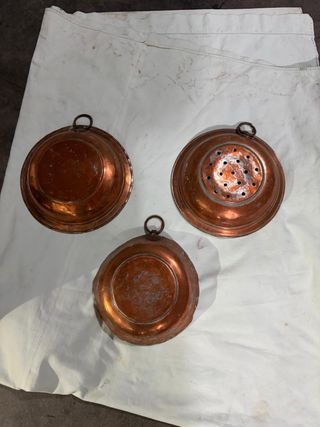Set 3 Coppette Rame Antico