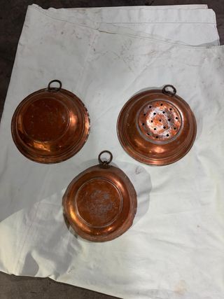Set 3 Coppette Rame Antico