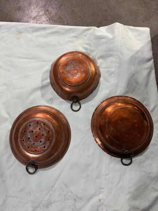 Set 3 Coppette Rame Antico