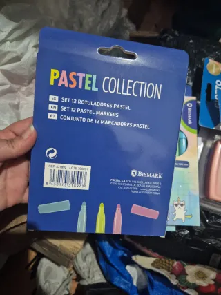 Lote de 6 paquetes de 12 Rotuladores Pastel