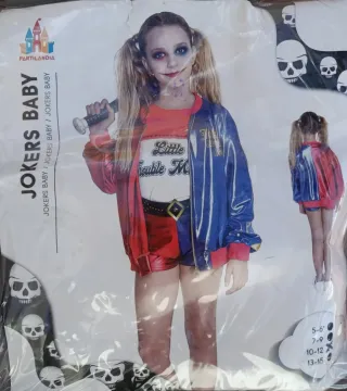 Disfraz Harley Quinn Talla 10-12