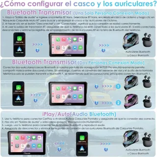 CARPURIDE W702RS Pro Pantalla Moto Carplay