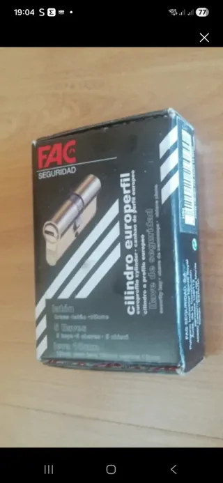 Bombín Cerradura Seguridad FAC Europerfil. Nuevo