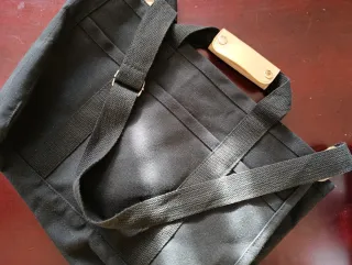 Bolso de hombro grande negro