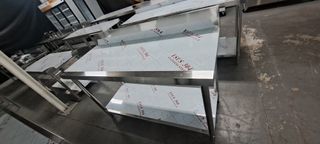 Mesa de trabajo acero inoxidable a medida