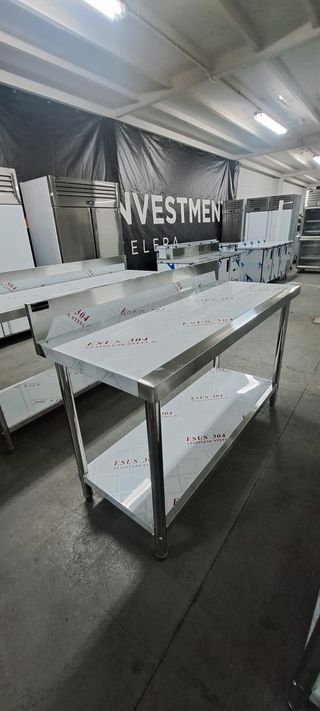 Mesa de trabajo acero inoxidable a medida