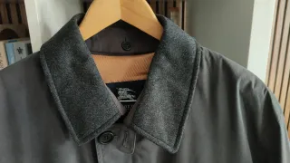 Parka Burberrys Hombre Gris Vintage