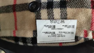 Parka Burberrys Hombre Gris Vintage