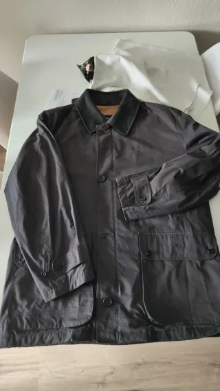 Parka Burberrys Hombre Gris Vintage