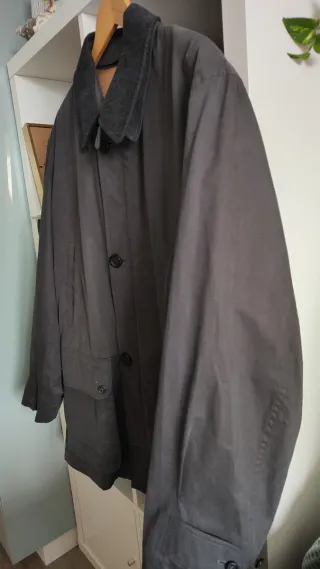 Parka Burberrys Hombre Gris Vintage