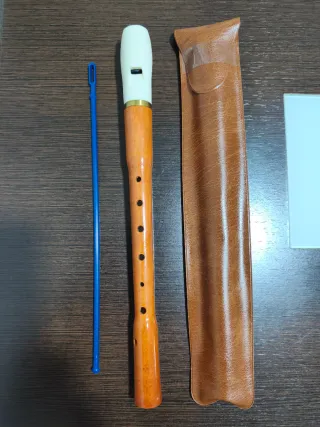 Flauta dulce de madera