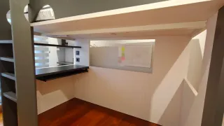 Litera cama con escritorio colchón de 90x180