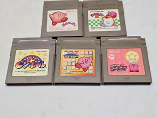 Pack 5 juegos Kirby - game boy