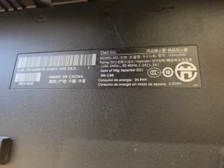 Monitor Pantalla Dell 24 U2412Mb Plata/Negro