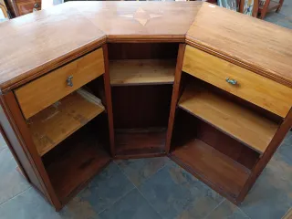 Barra de bar de madera