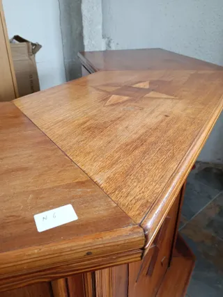 Barra de bar de madera