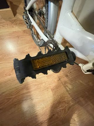 Bicicleta plegable con cesta