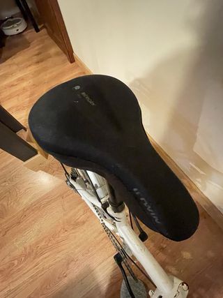 Bicicleta plegable con cesta