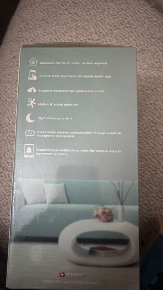 Cámara Wi-Fi Inteligente Alpina 1080p