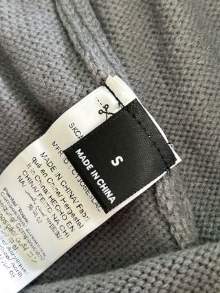 Pantalones  grises pata elefante estilo lana