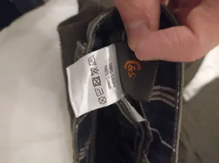 Pantaloni Cotton & Silk tg. 44 verde militare