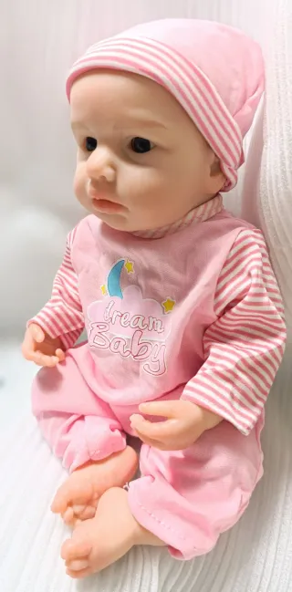 Muñeca Reborn Silicona 30cm Nueva