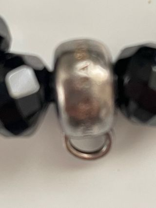 Pulsera Thomas Sabo Obsidiana Negra Plata