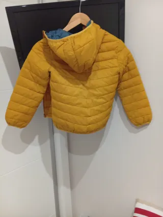 Chaqueta niño amarilla talla 7-8