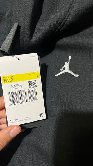 Sudadera Jordan Mujer Talla S Negra nueva