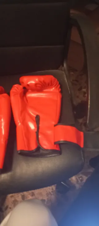 Guantes de Boxeo Rojos