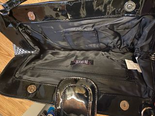 Bolso Clutch de pata de gallo Negro y Blanco